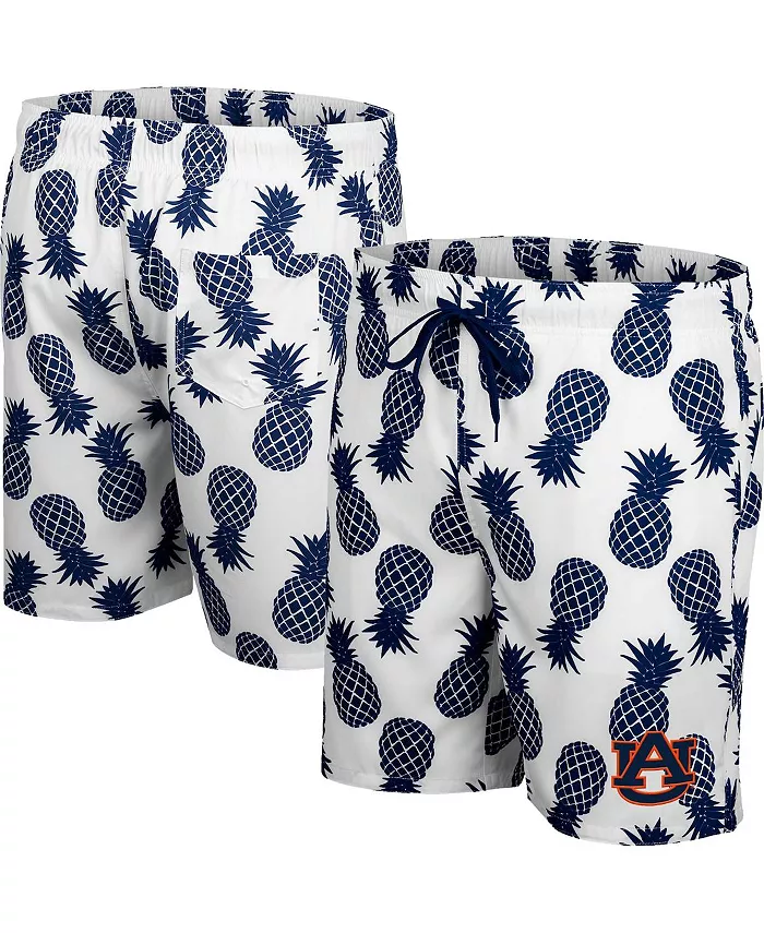 

Мужские белые плавки Auburn Tigers Pineapples Colosseum