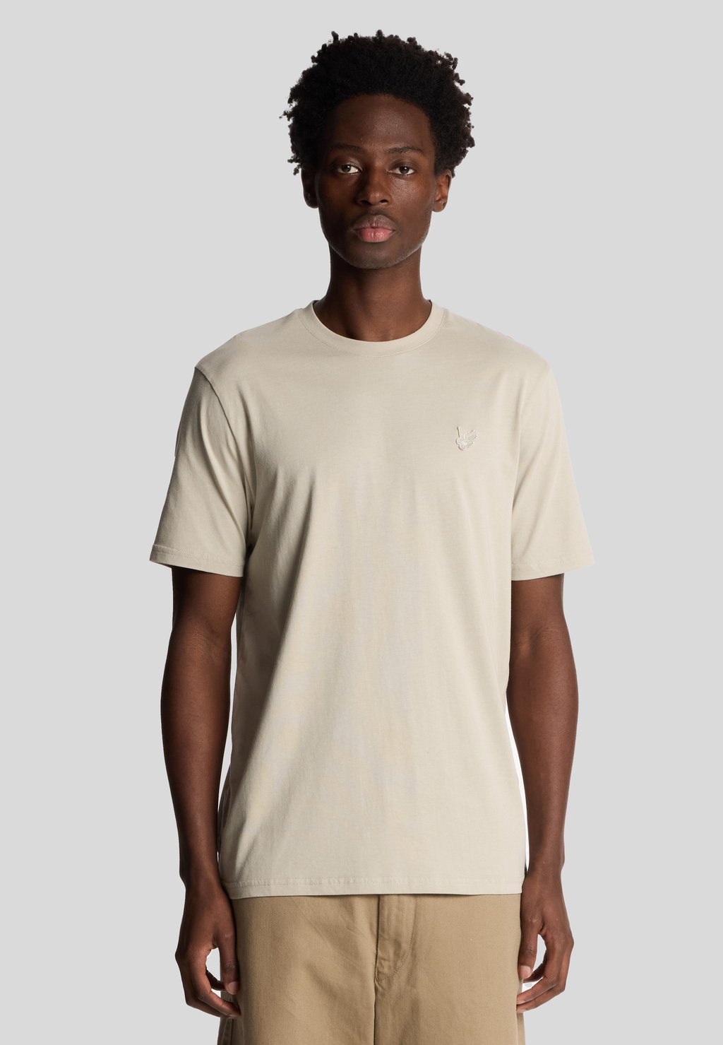 

Базовая футболка SUPERFINE Lyle & Scott, бежевый