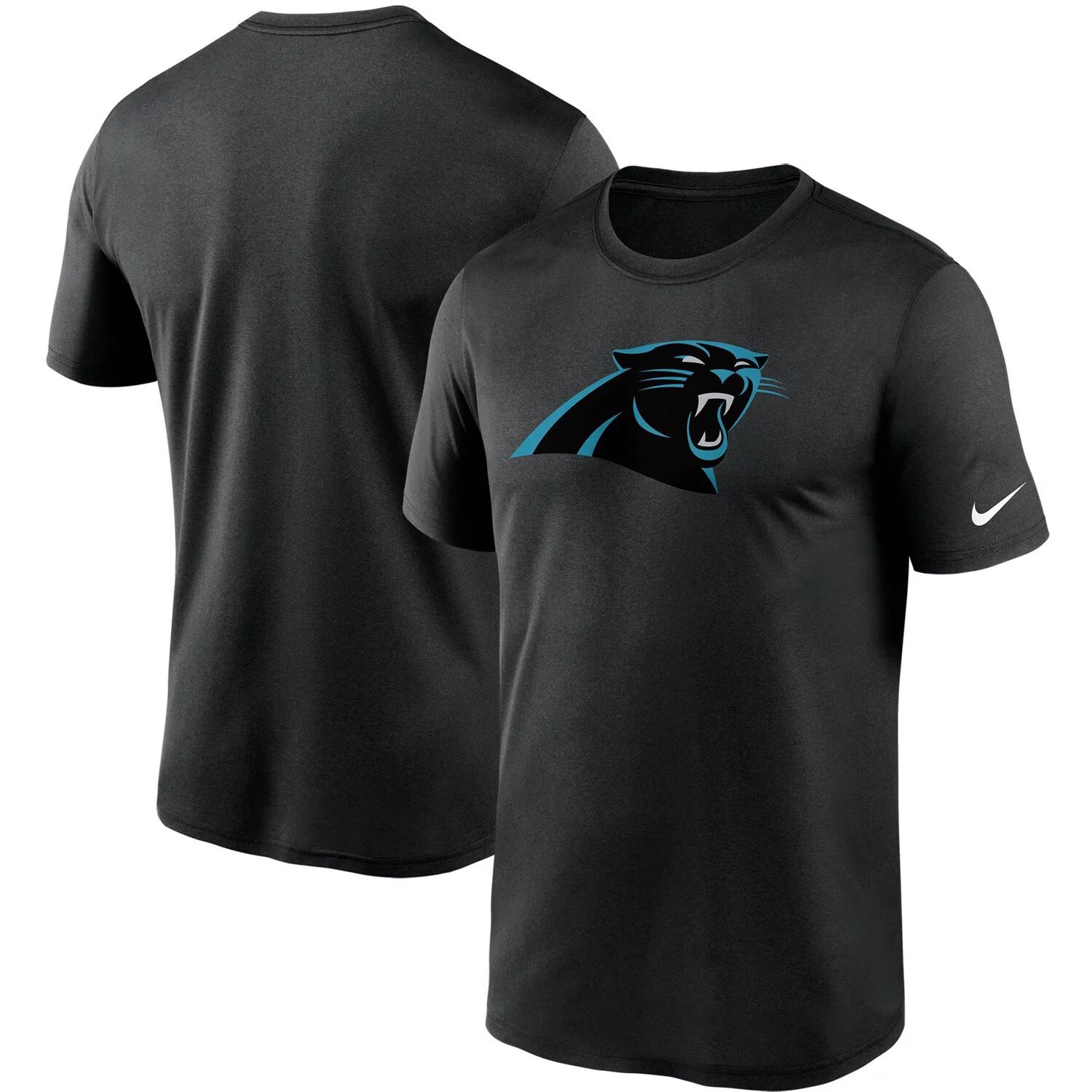 

Мужская черная футболка с логотипом Carolina Panthers Essential Legend Performance Nike, Черный, Мужская черная футболка с логотипом Carolina Panthers Essential Legend Performance Nike