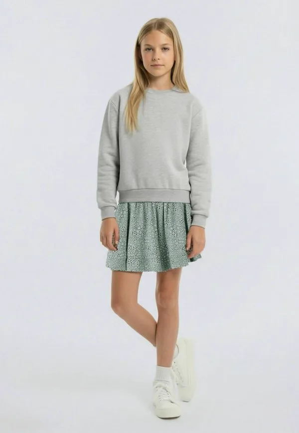 Мини-Юбка с принтом "рок" Name It, Aqua Gray