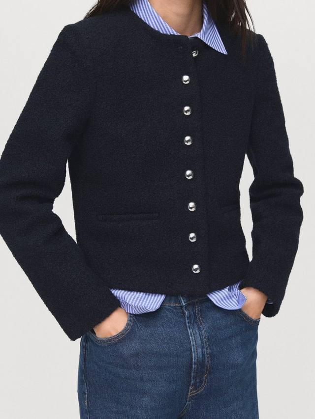 

Куртка с воротником Eloisa Mango, Navy