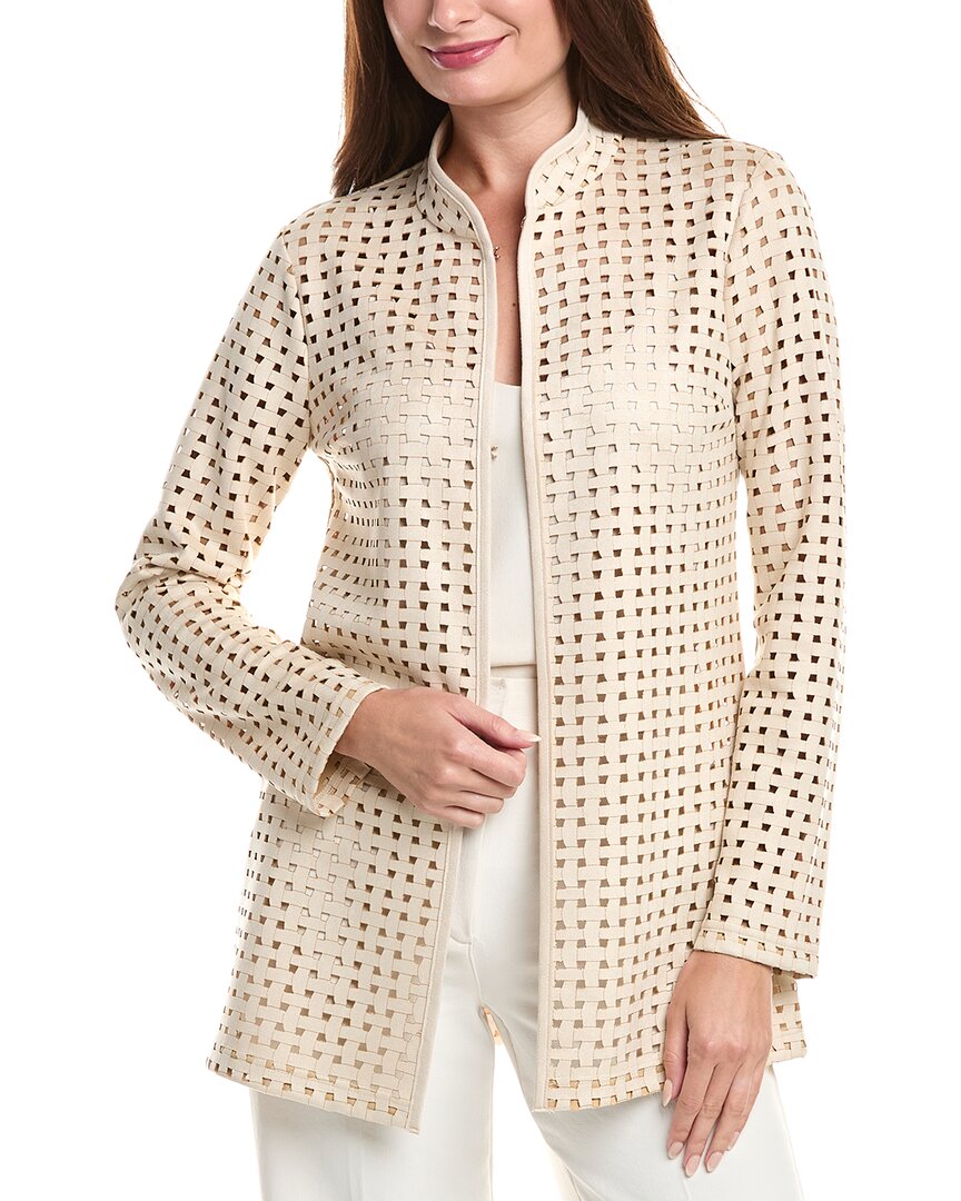 

Топпер из микрофибры Joseph Ribkoff Basketweave, бежевый