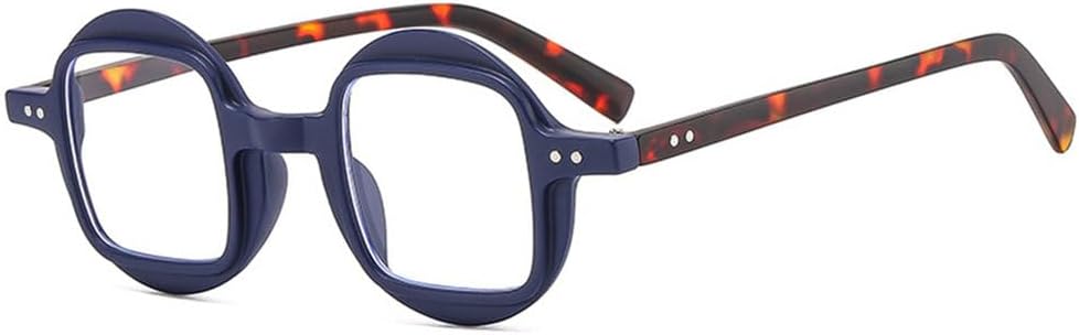 

Винтажные круглые двухцветные панк-солнцезащитные очки для мужчин, модные очки для женщин с прозрачными градиентными линзами и заклепками, солнцезащитные очки UV400 HHZZYVY, Blue Leopard