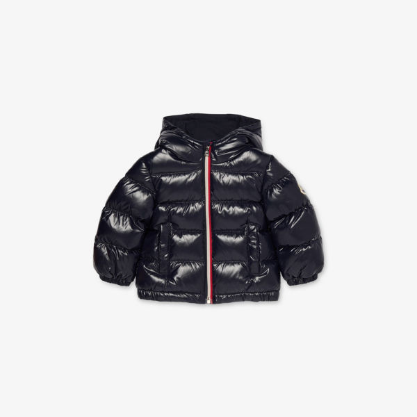 

Куртка утепленная Moncler Aubert с логотипом, синий