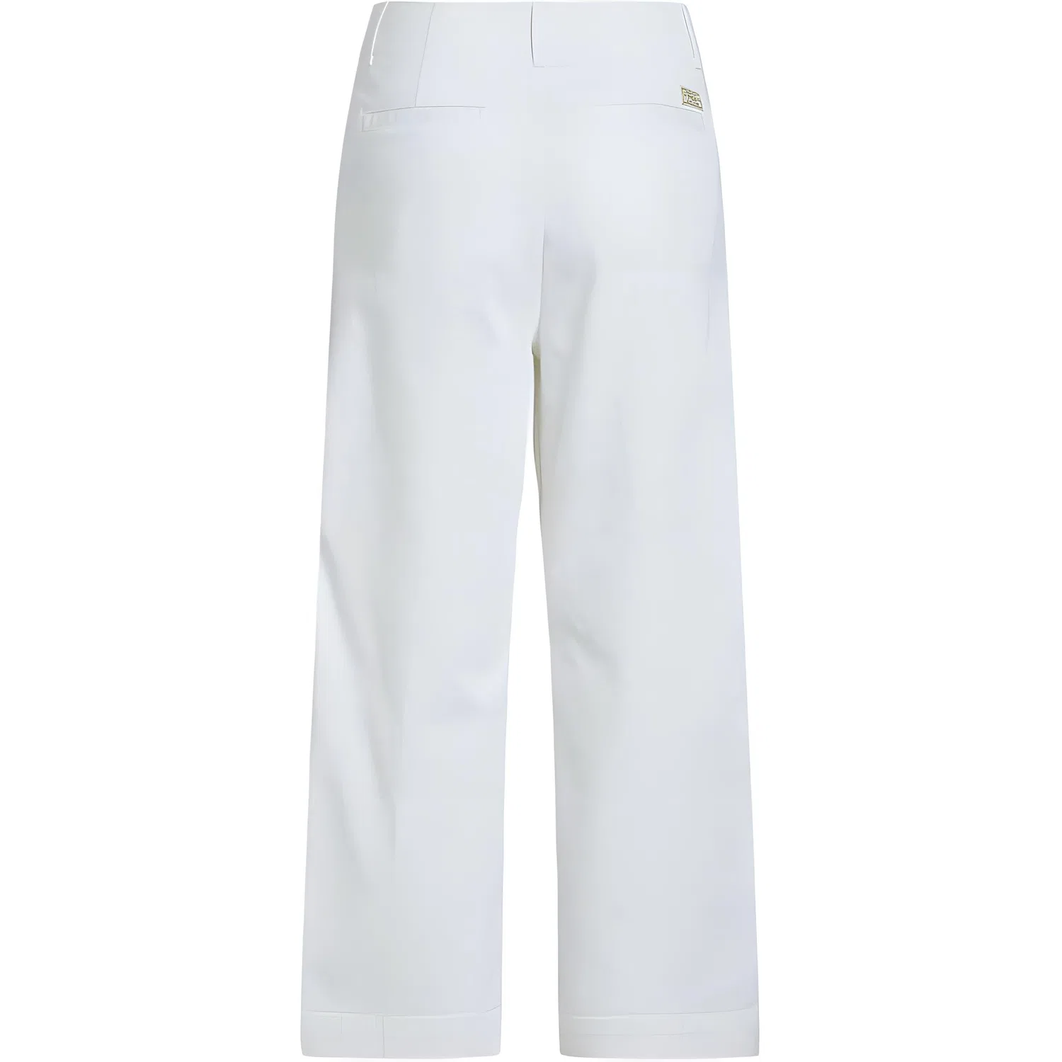 Брюки широкие укороченные Polo Ralph Lauren белые — фото 3