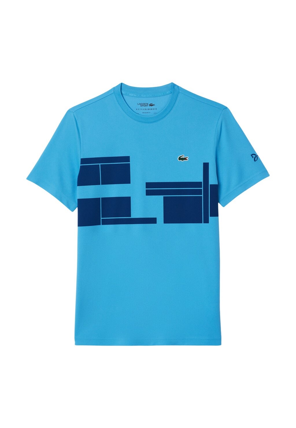

Футболка с принтом Lacoste Sport, синий