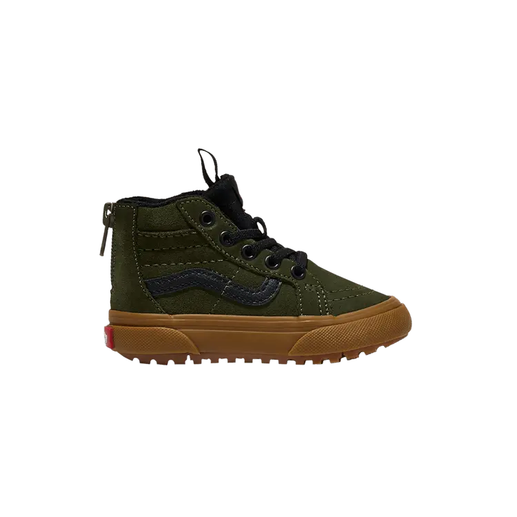 

Кроссовки Vans Sk8-Hi Zip MTE Toddler Grape Leaf Green, зеленый