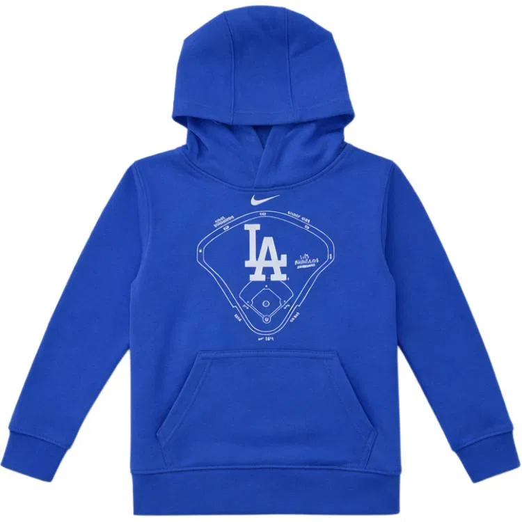 Детская толстовка с капюшоном X MLB утепленная Nike, Blue