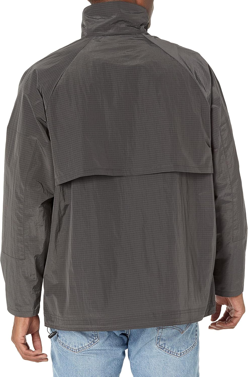 Мужская куртка Calvin Klein с логотипом Box Popover, свободного кроя, Black Beauty — фото 2