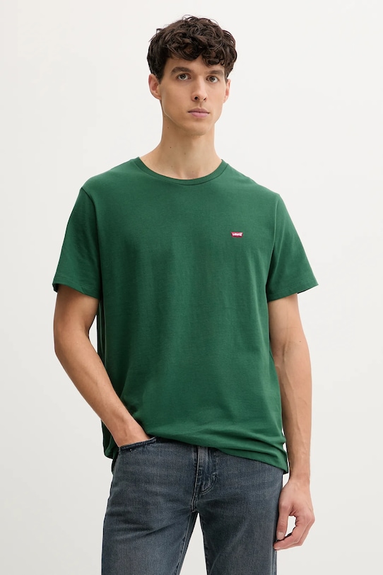

Хлопковая поло Tommy Jeans, фиолетовый