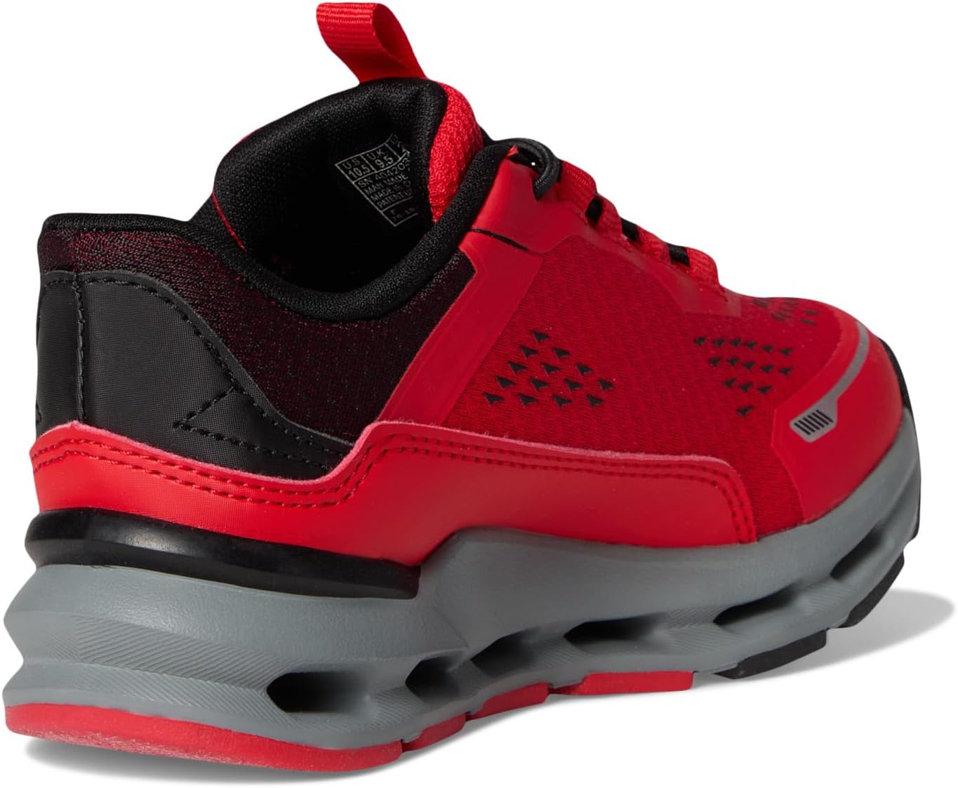 Детские слипоны Skechers для мальчиков Hands Free, Glide-Step Vista Lane 404203l (младший/старший ребенок), черный/красный — фото 2