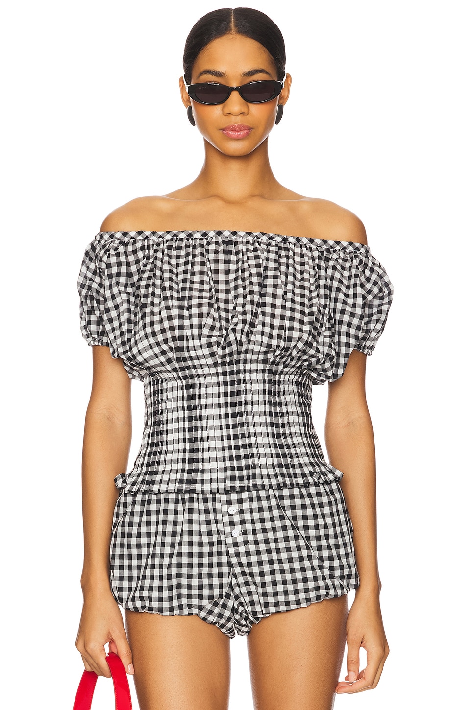 

Блуза Cider от Frankies Bikinis, black gingham