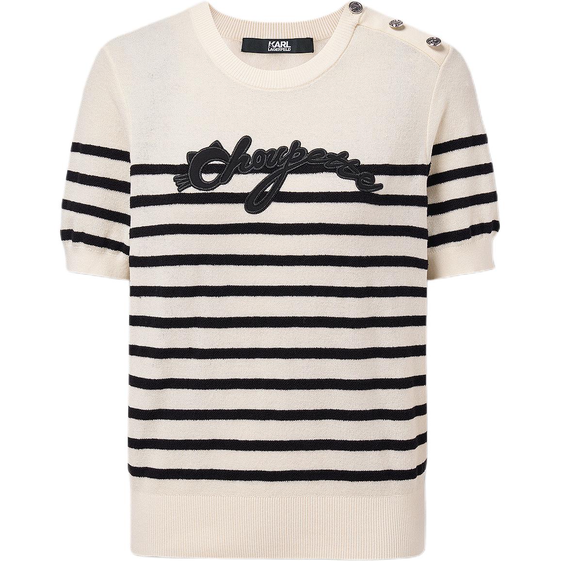 

Топ KARL LAGERFELD SS25 для женщин KARL LAGERFELD / Karl Lagerfeld Jeans, белый