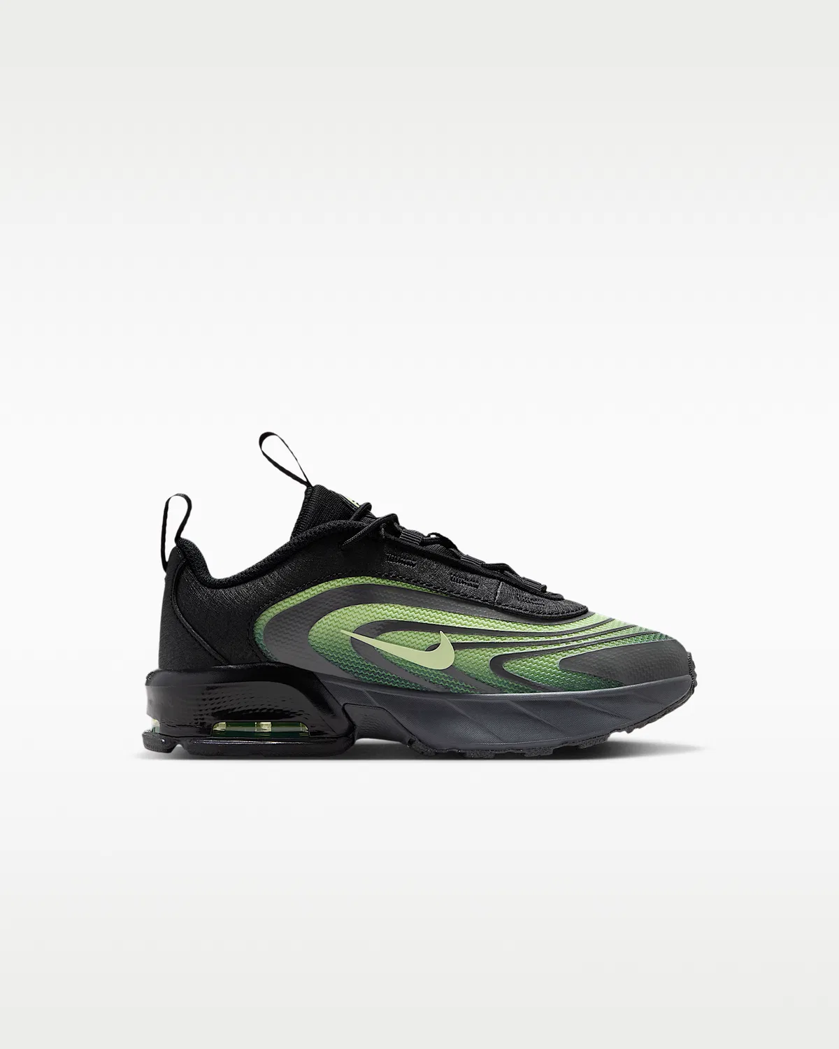 Детские кроссовки Nike Air Max Fire, Black/Iron Grey/Liquid Lime — фото 3