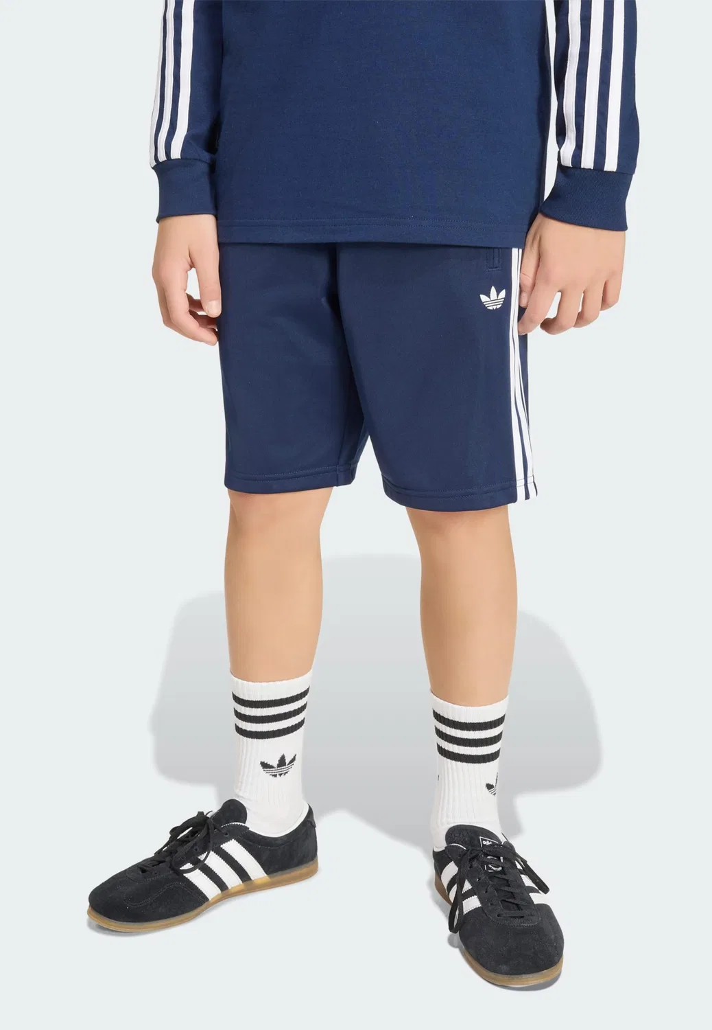Брюки Adidas Originals Regular Pants Firebird темно-синего цвета — фото 2