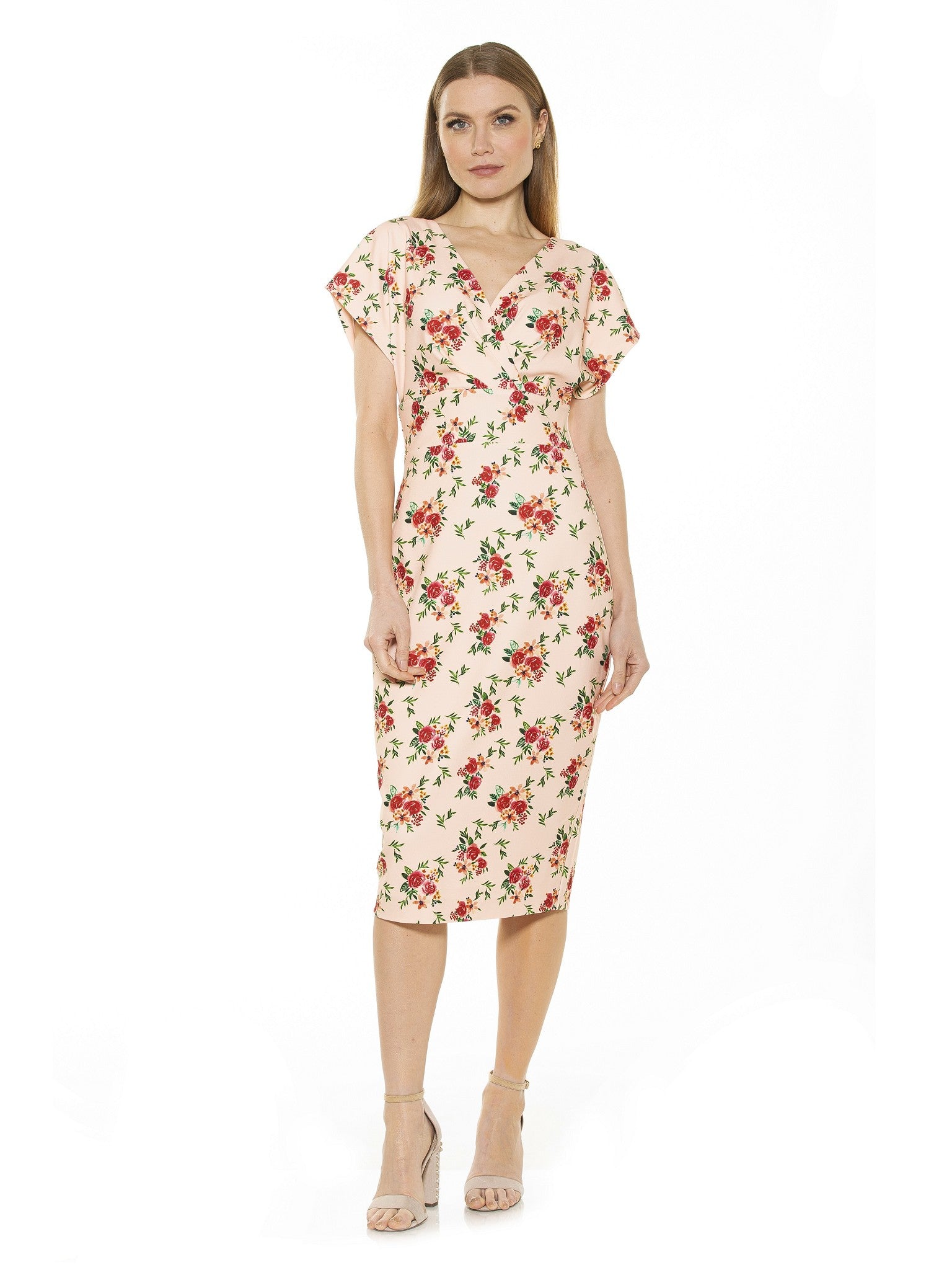 

Платье Наоми с V-образным вырезом ALEXIA ADMOR, цвет antique floral