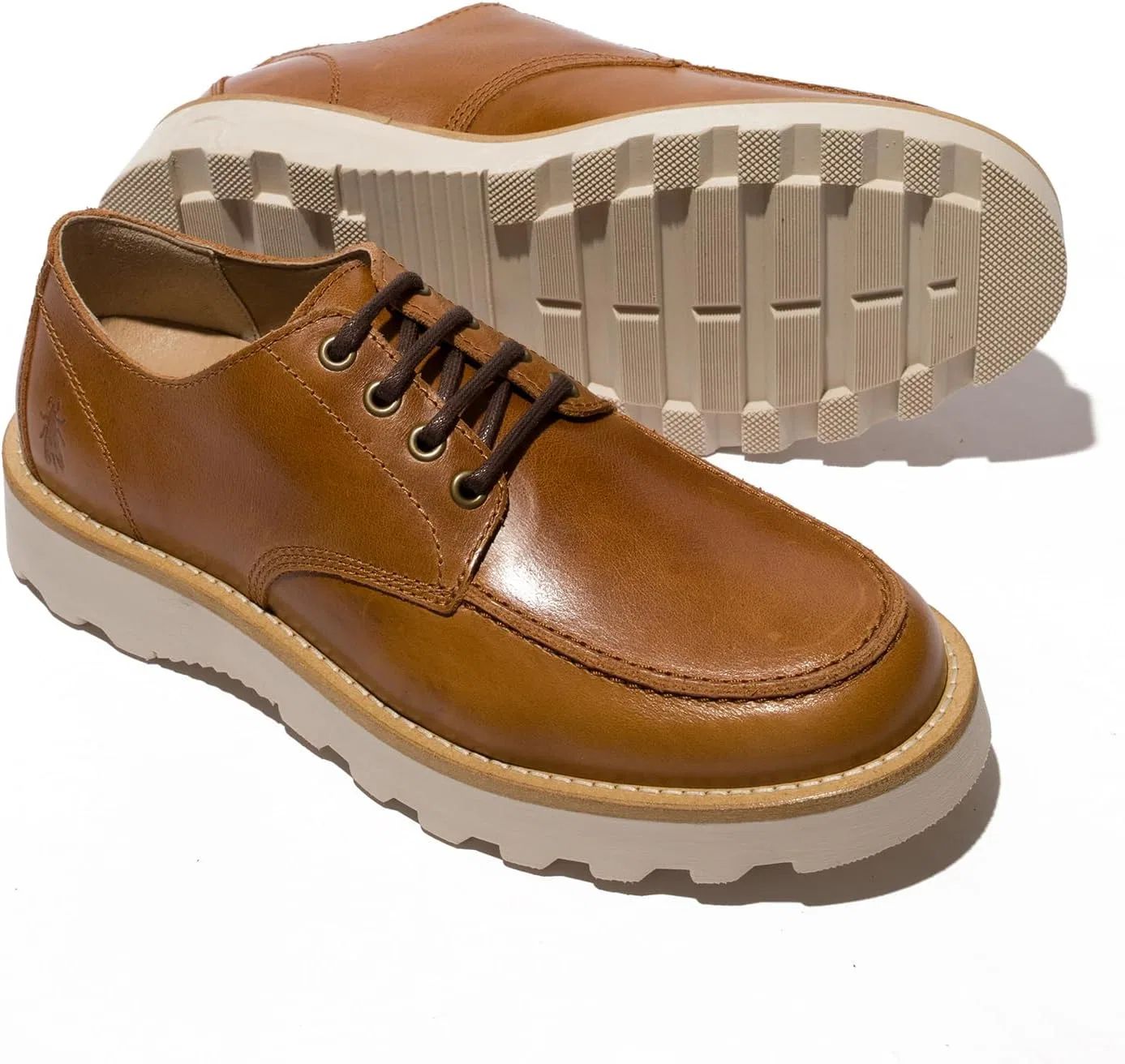 Мужские туфли FLY London Roul208fly Derby, 2-Mid Brown — фото 4