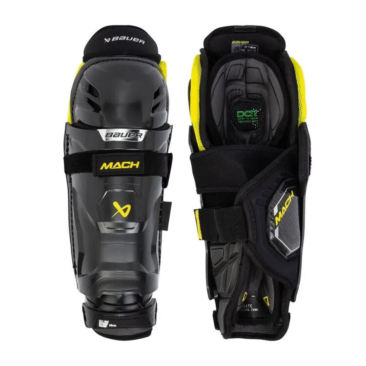 

BAUER Новый набор защитной экипировки MACH Youth Competition-Level для хоккея: нагрудник, щитки и налокотники, щитки 28 см
