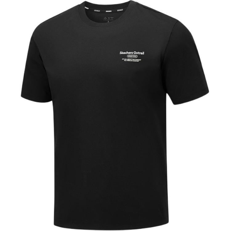 

Футболка мужская Quick Dry Skechers, carbon черный/0018
