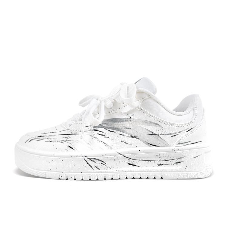 

Расслабленные нескользящие устойчивые к истиранию низкие кроссовки для скейтбординга unisex ANTA, черный