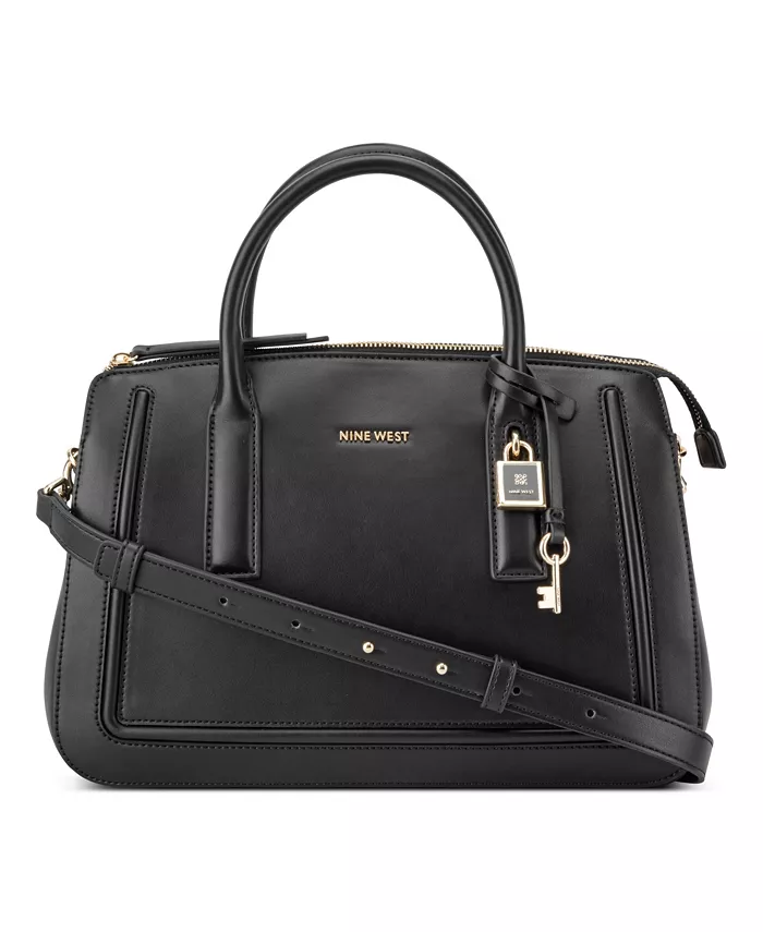

Сумка-портфель Tenely среднего размера Nine West, черный