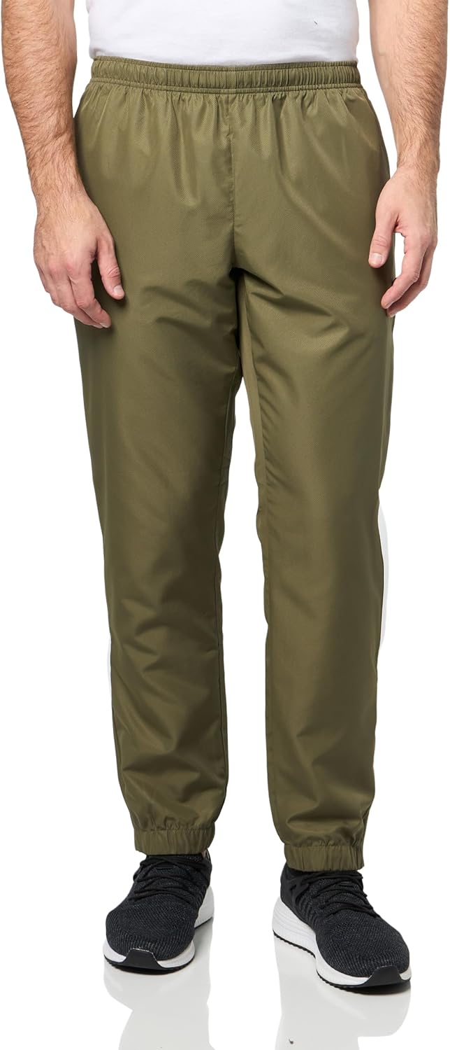 Мужской спортивный костюм Lacoste Sport Diamond Taffeta, Olive/Black/Lapland — фото 4