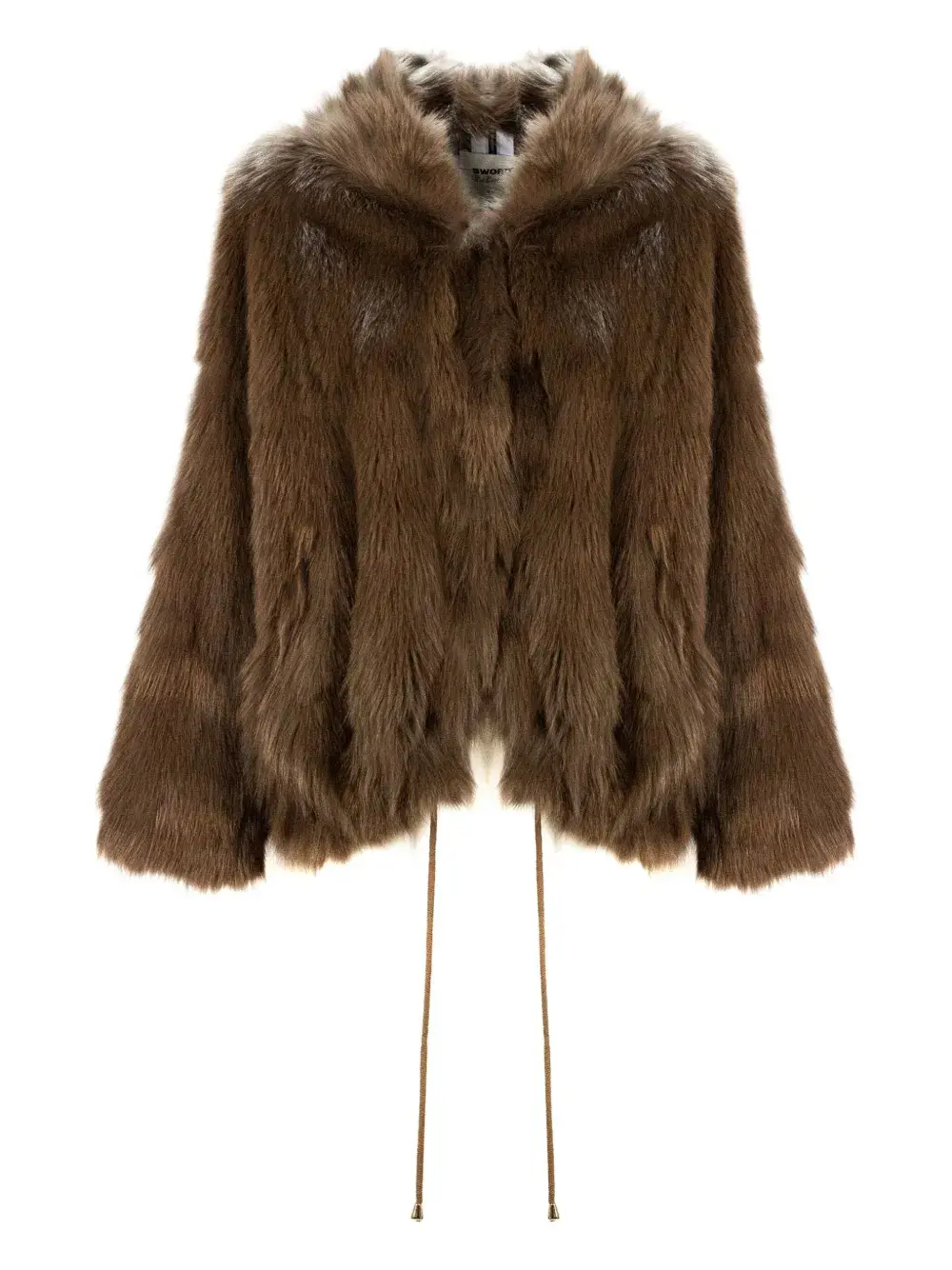 

Куртка с капюшоном из искусственного меха Sword, коричневый
