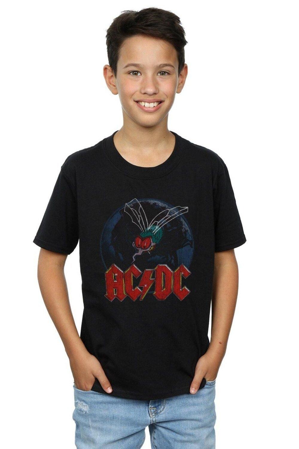 

Футболка «Муха на стене» AC/DC, черный
