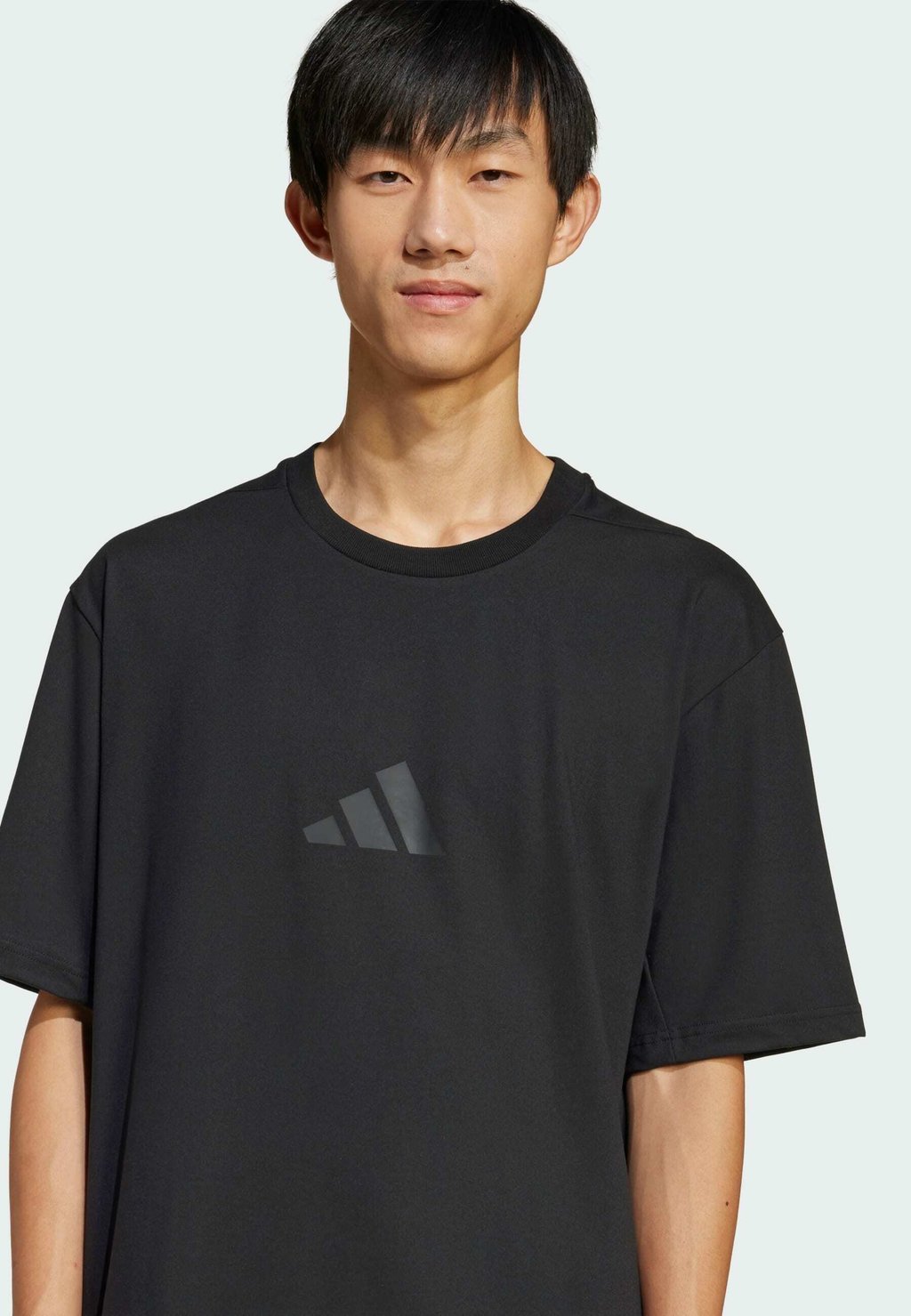 Футболка с принтом LOOSE FIT Adidas Sportswear, черный — фото 4