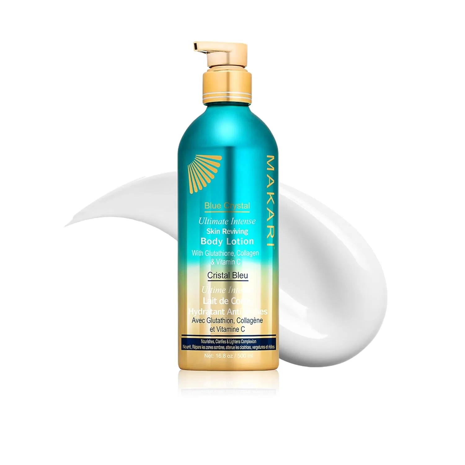 Лосьон для тела Makari Blue Invigorating Crystal с глутатионом Makari