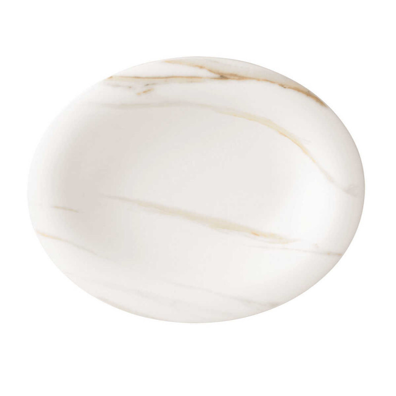 

Vera Wang Venato Imperial миска овальная l: 25 см Wedgwood, белый/бежевый