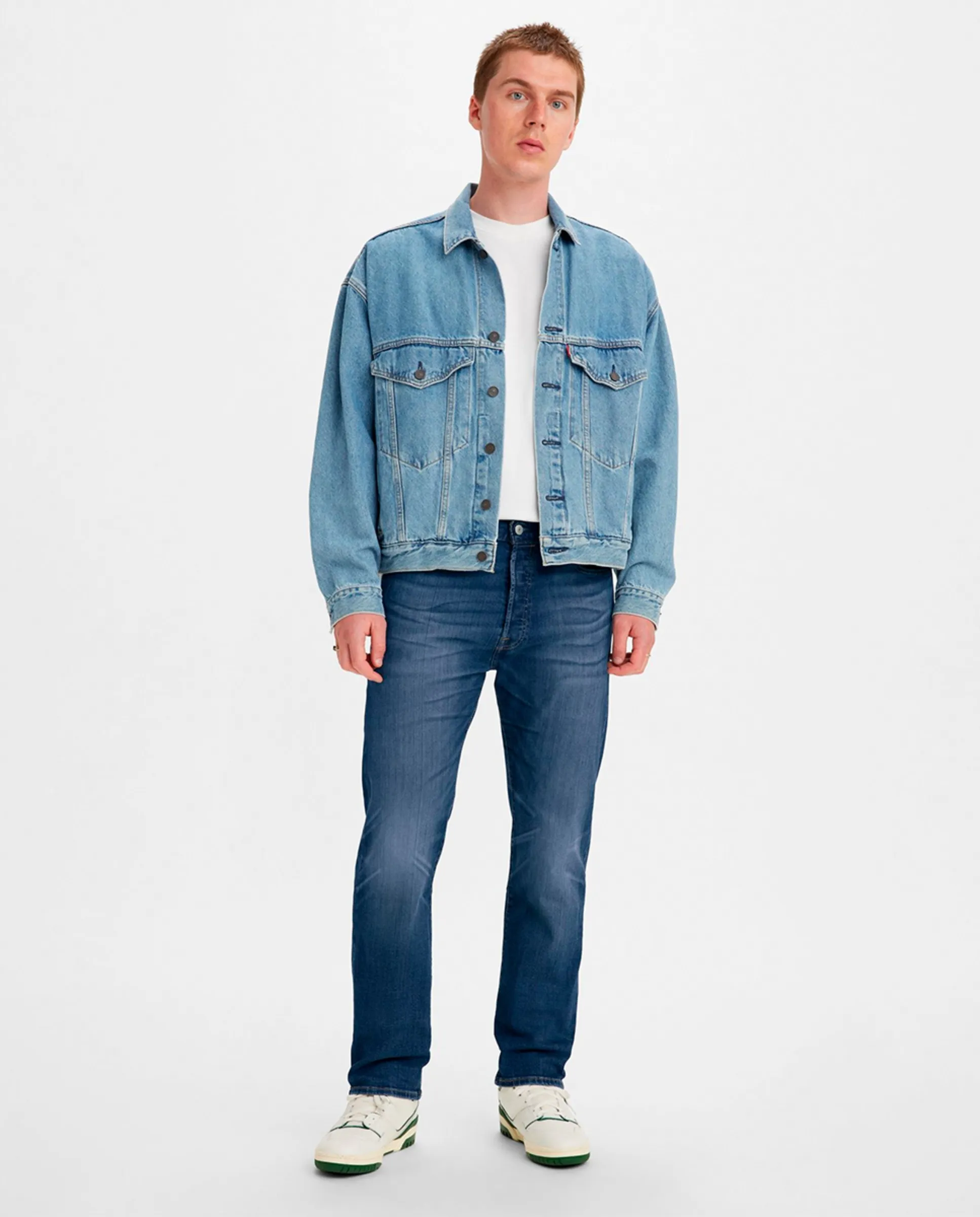 

Мужские джинсы 501 Original прямые из хлопка Levi'S, индиго
