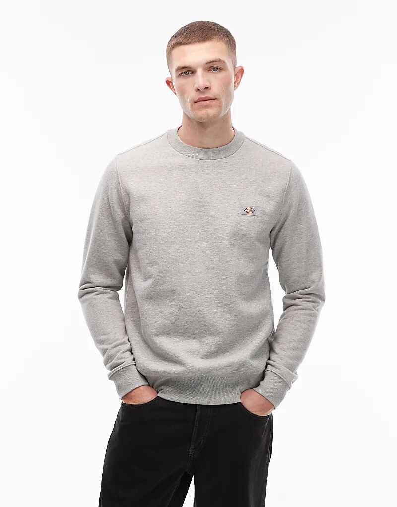 

Толстовка Dickies Oakport серого меланжевого цвета, Серый, Толстовка Dickies Oakport серого меланжевого цвета