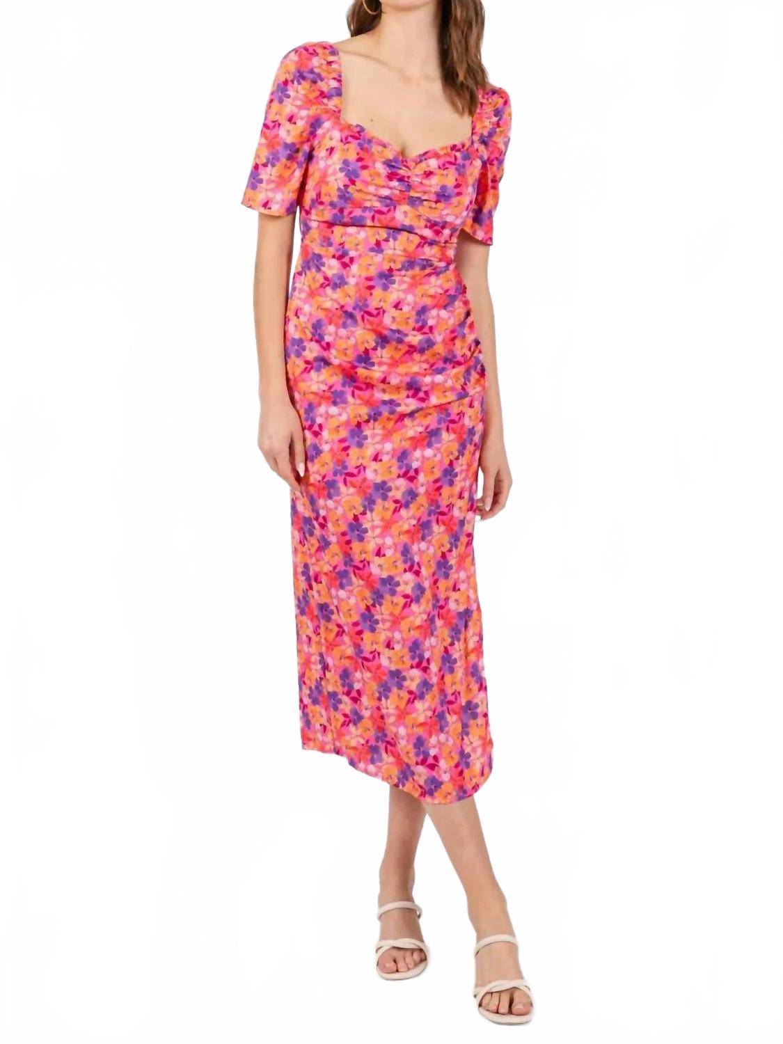 

Платье Rio Midi в розовом мультиколоре Fore