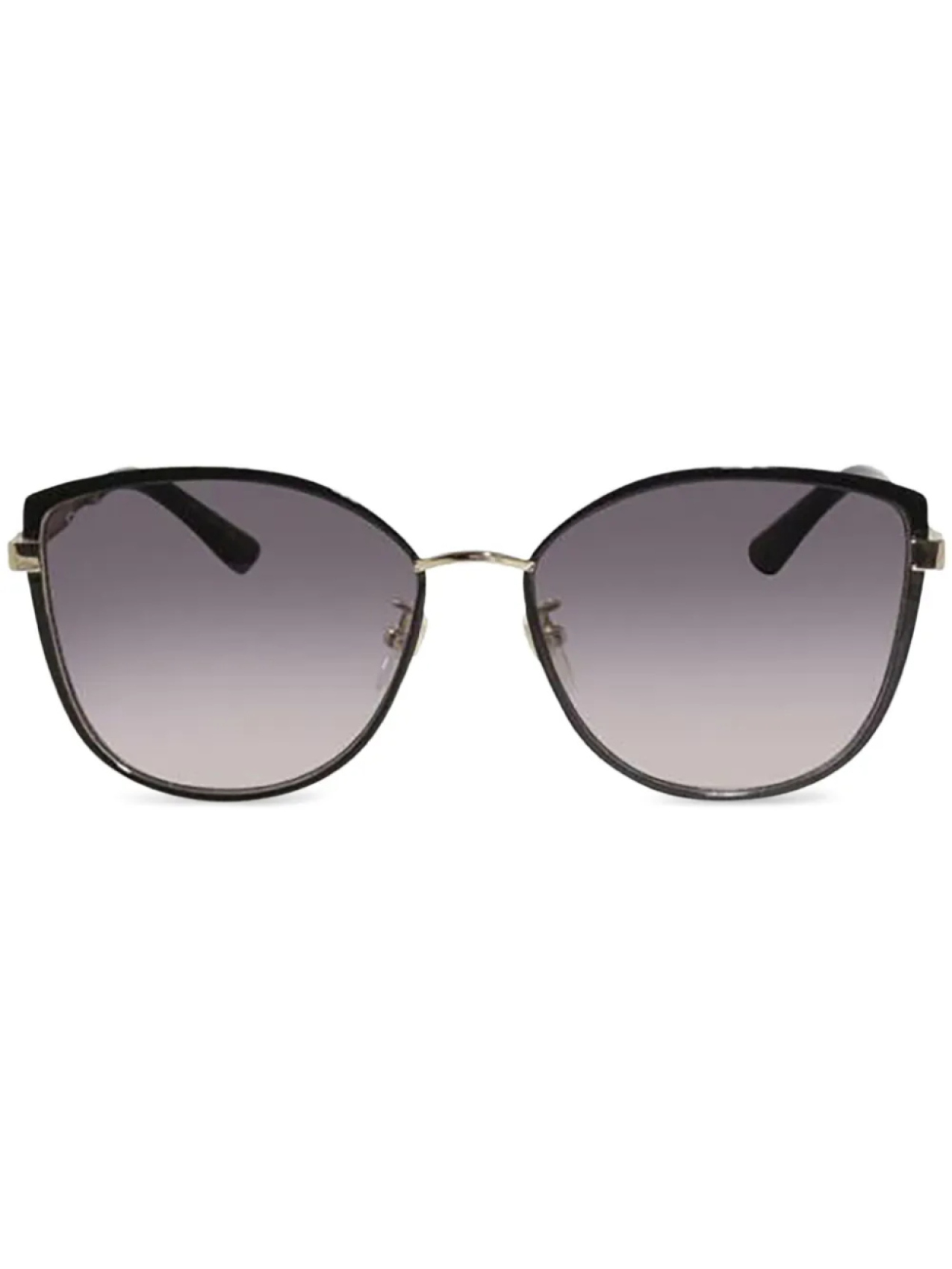 

Gucci Eyewear солнцезащитные очки с логотипом Interlocking G, черный