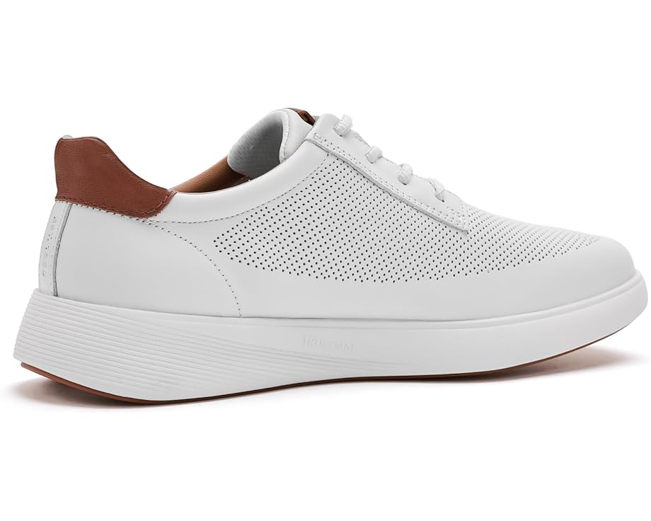 Мужские оксфорды Johnston & Murphy Ackerson Perfed Plain Toe, White Full Grain — фото 3