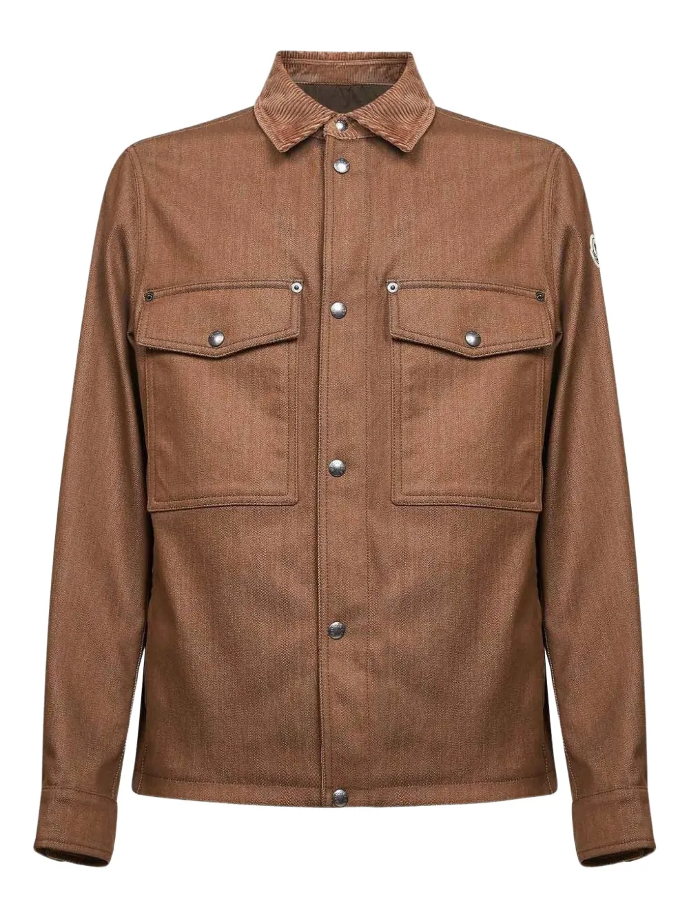 

Вельветовая рубашка Moncler, коричневый