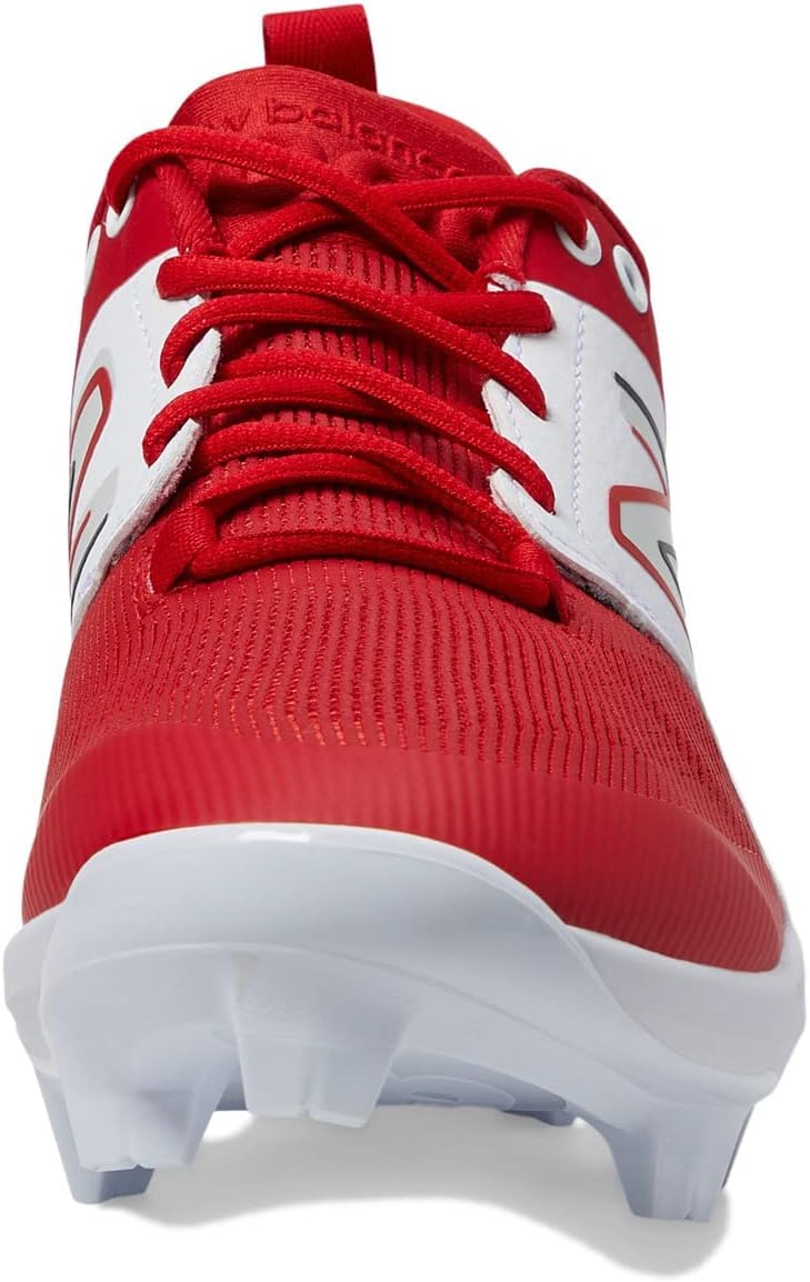 Мужские бейсбольные кроссовки New Balance Fresh Foam 3000 V7, Mercury Red/Gold, размер 6.5 M, белый/красный — фото 4