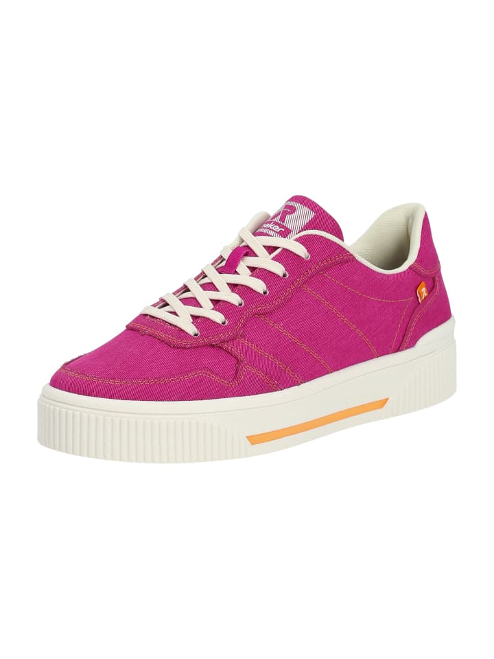 Низкие кроссовки Rieker Evolution Plateau, розовый