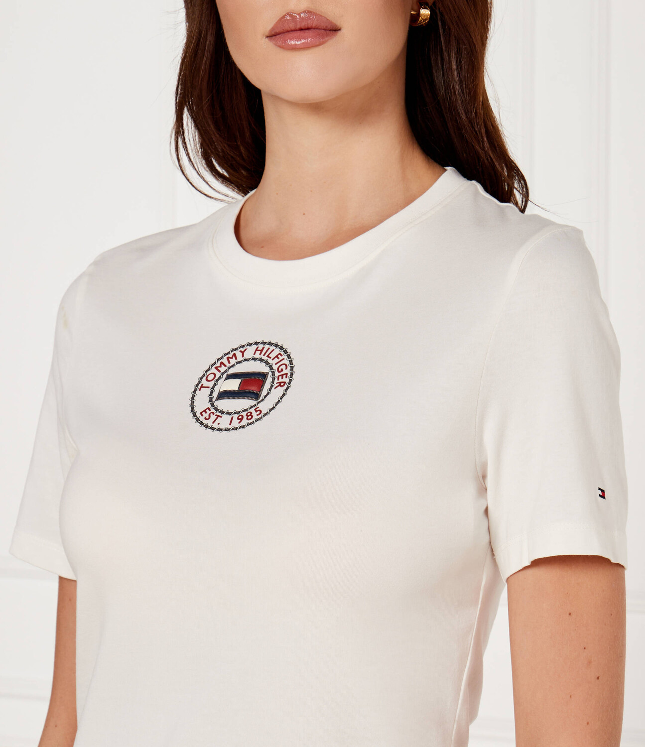 Футболка Tommy Hilfiger NAUTICAL Slim Fit, белый — фото 4