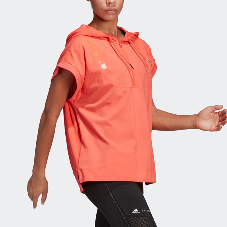 Футболка женская коралловая Adidas — фото 4