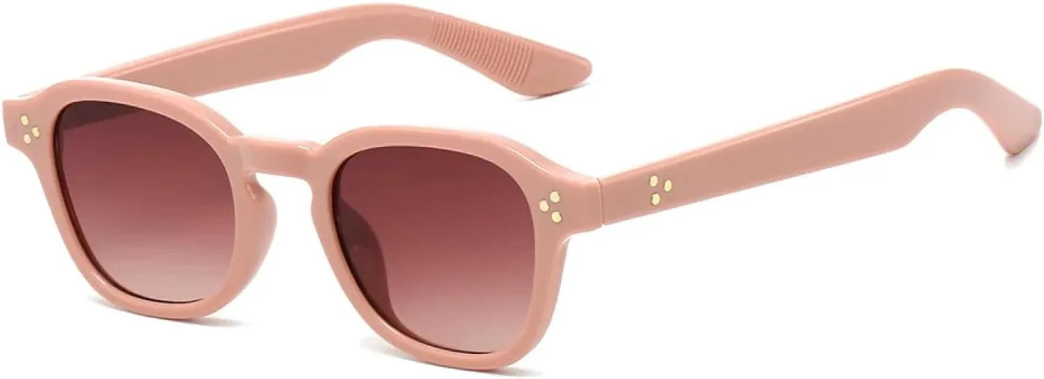 

Солнцезащитные очки с защитой UV400 | Маленькая оправа, черные линзы | для женщин и мужчин, для занятий спортом на открытом воздухе и вождения DSVIGF, Pink