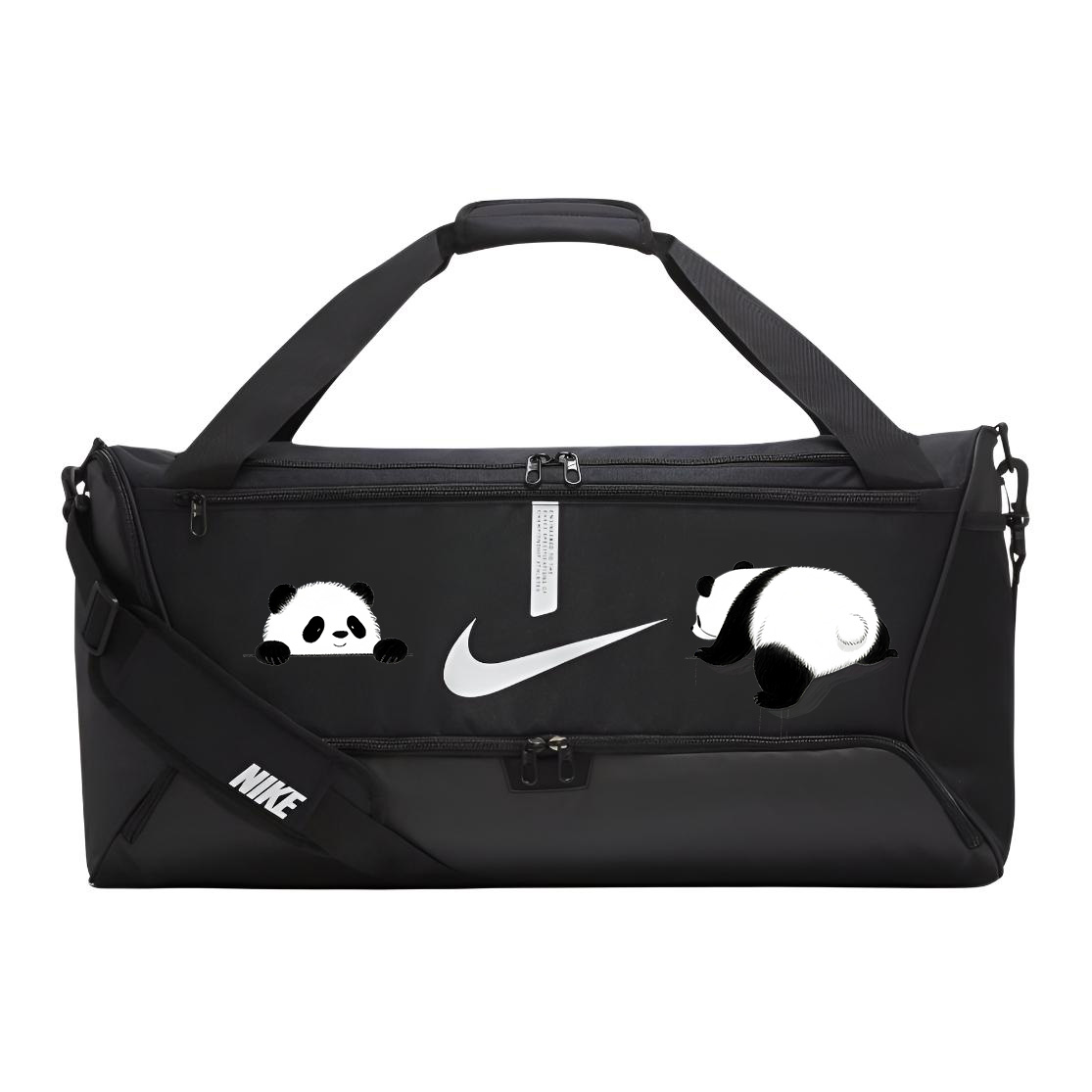 

Nike Полиэстеровый узорчатый принтованный рюкзак унисекс черный