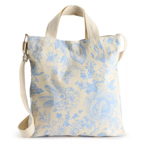 

Узорчатая сумка-кроссбоди Unbranded, цвет blue floral