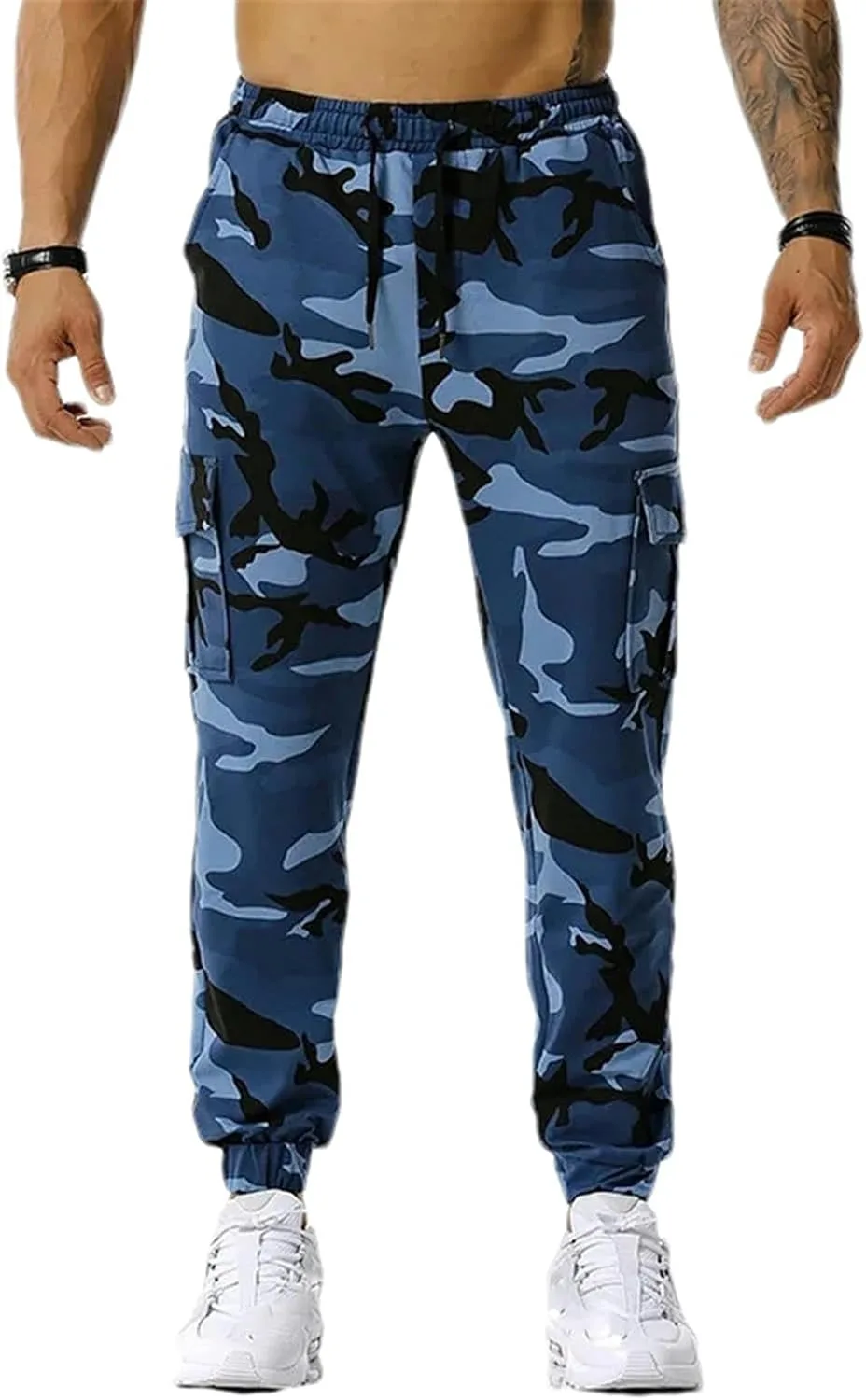 

Камуфляжные военные джоггеры мужские, 5 карманов, Pure Cotton GaoLeAve