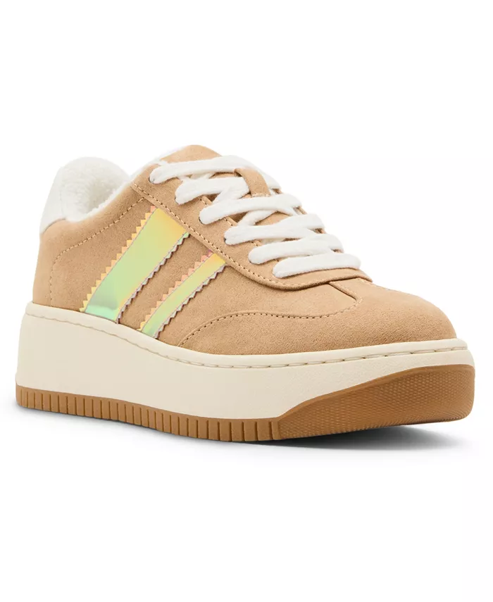 

Большие девочки J-Field платформенные кроссовки Steve Madden, загар/бежевый