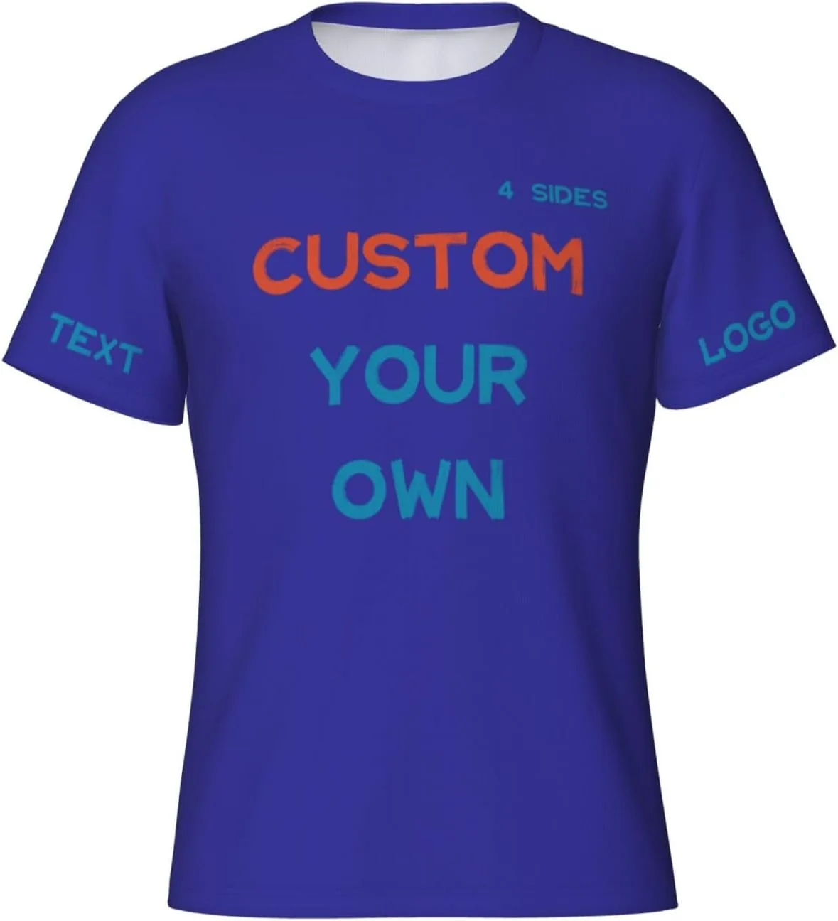 

Футболка Custom с принтом на 4 сторонах для тренировок