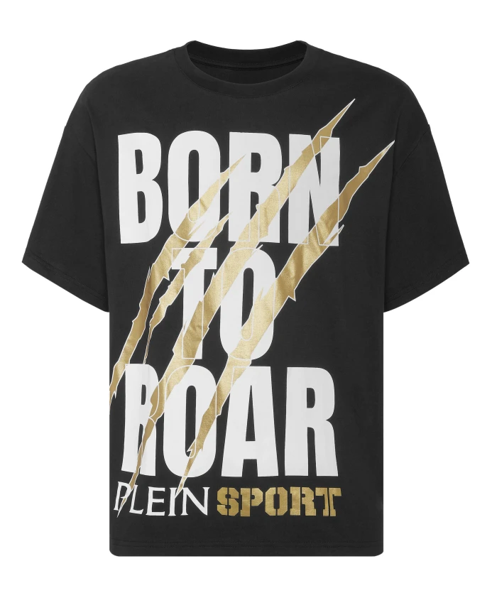 

Футболка с круглым вырезом, ss scratch Plein Sport, мультиколор