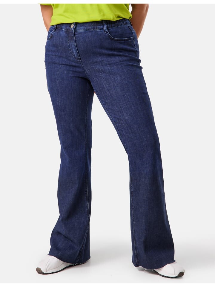 

Джинсы SAMOON Hose Jeans lang, цвет Raw Blue Denim