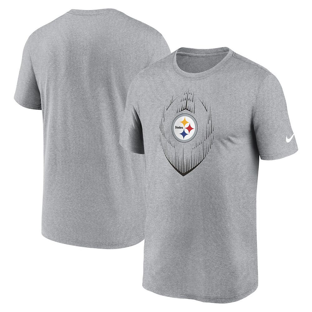 

Мужская футболка Nike Heather Grey Pittsburgh Steelers Primetime Legend Icon Performance, цвет Stl Grey